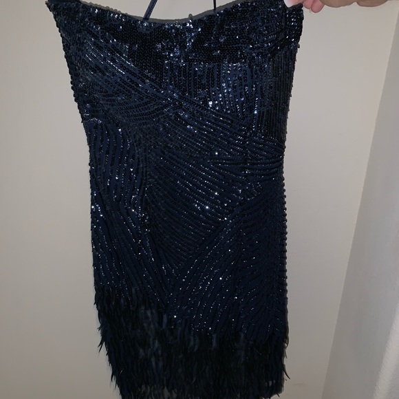 Basix Black Label Sequin Mini Dress - Picture 1 of 3
